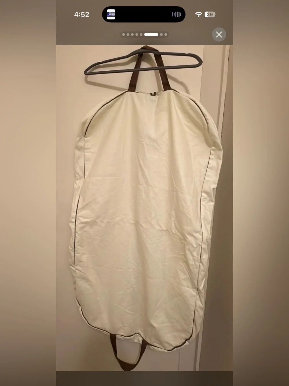 Hermes Cloth Clothing Bag